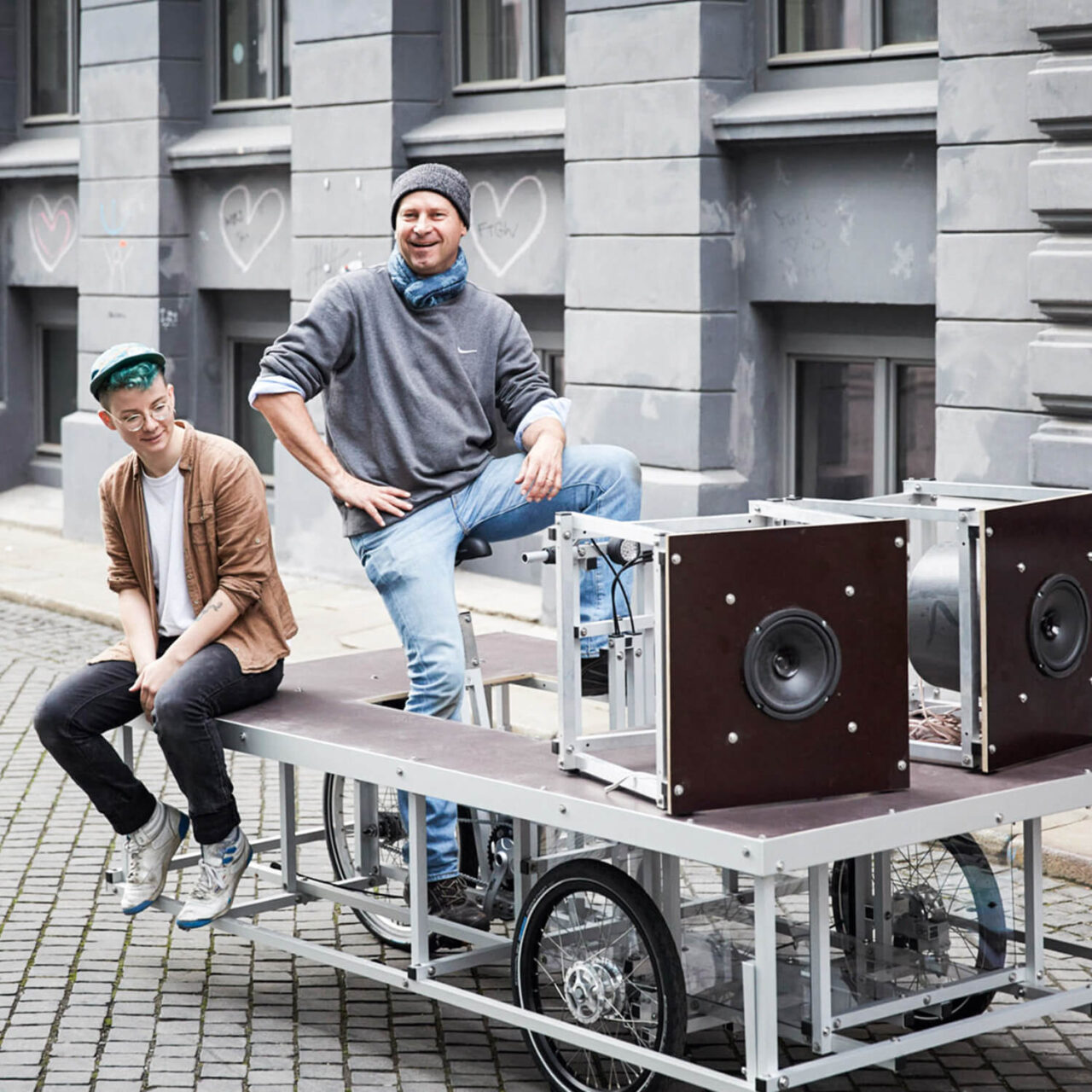 Hochschule für bildende Künste Hamburg, Ausstellungsstück ein rollender Info-, Besprechungs- und Agitationsraum für die mobile Gestaltungsberatung